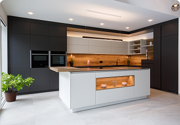 Projekt München LEICHT: LEICHT Küche mit Dekton Arbeitsplatte